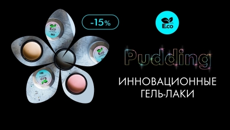 Pudding со скидкой 15%